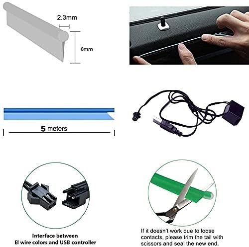 5M Neon LED Wire for Car Interior