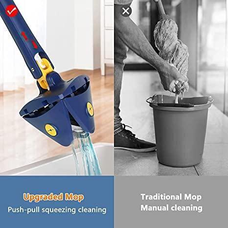 360° Triangle Microfiber Cleaning Mop