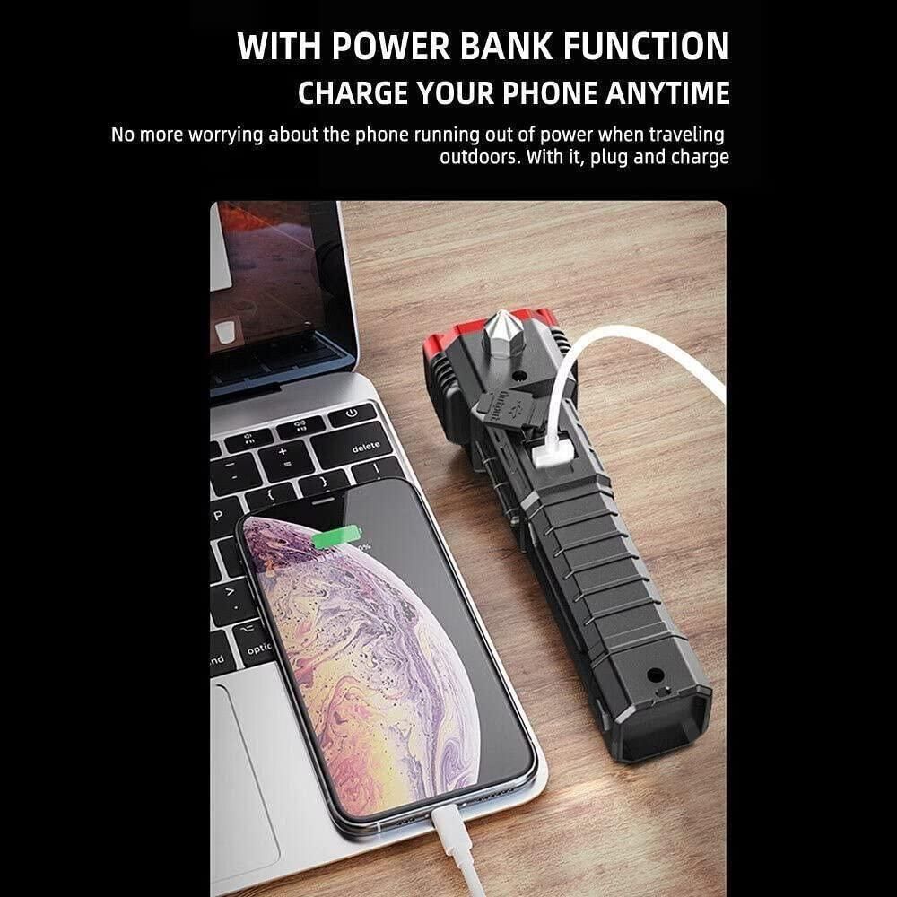 Portable LED Rechargeable Torch Flashlight