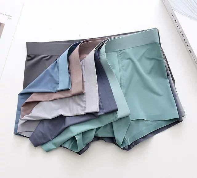 Multicolor Ice Silk Boxer Set for Men