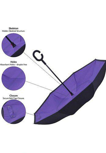 Windproof Double-Layer C-Shape Umbrella