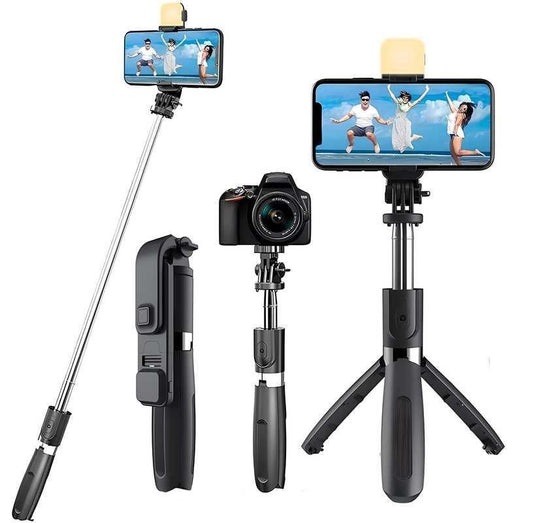 📸 3-in-1 Selfie Tripod Stick