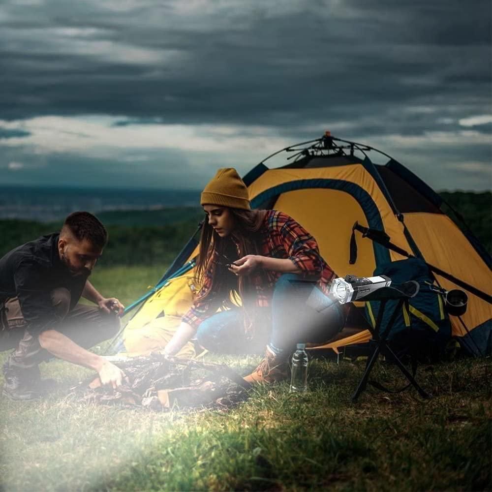 Portable LED Rechargeable Torch Flashlight