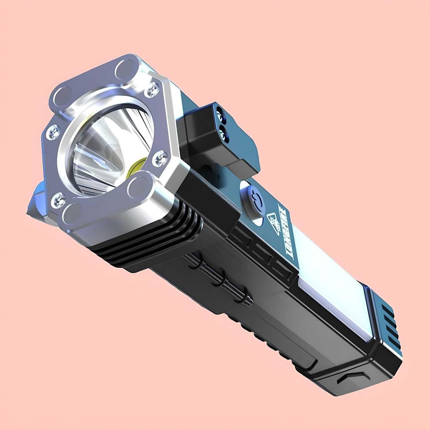 Portable LED Rechargeable Torch Flashlight