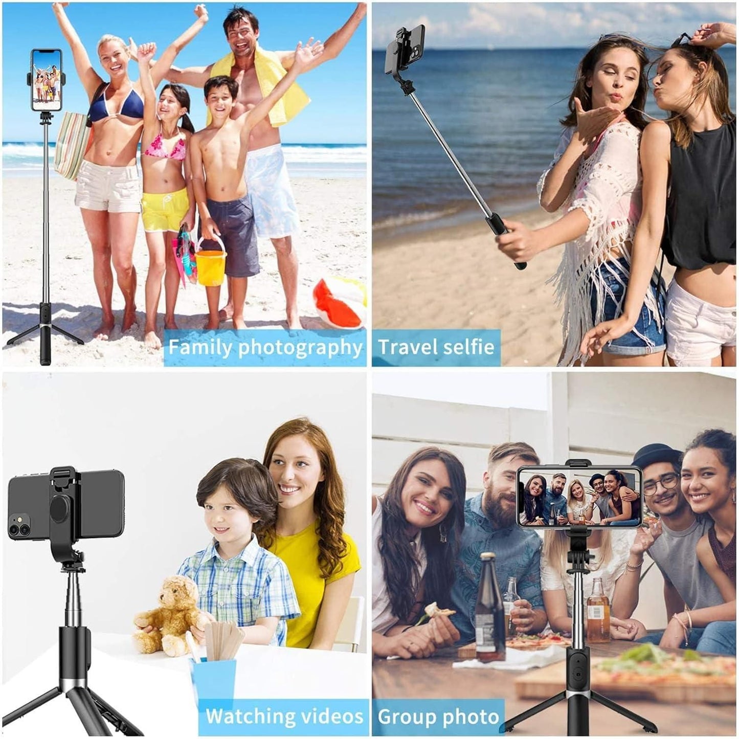 📸 3-in-1 Selfie Tripod Stick