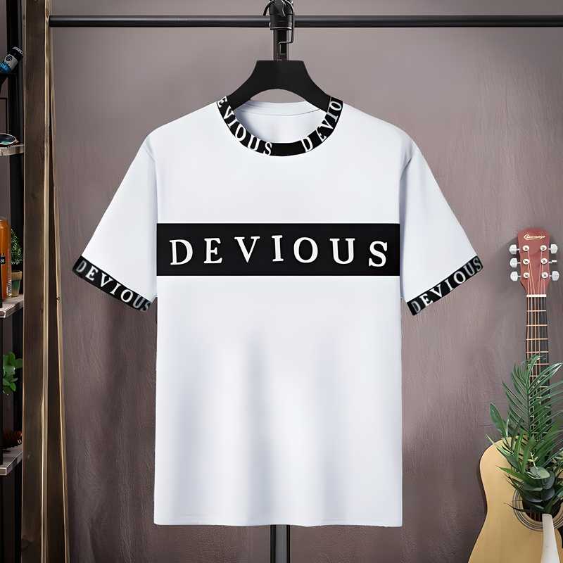 Printed Cotton Blend T-Shirt