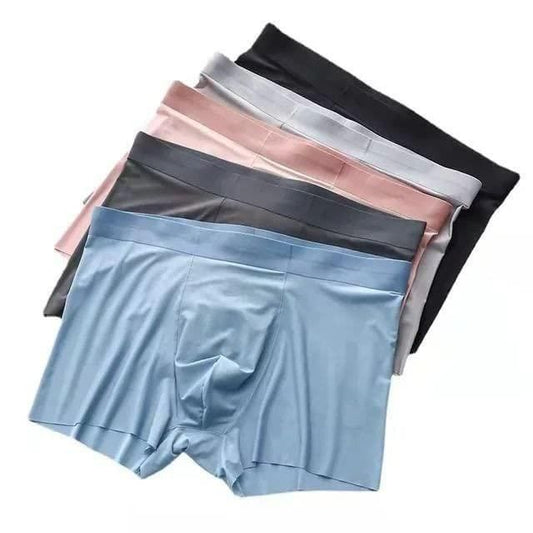 Multicolor Ice Silk Boxer Set for Men