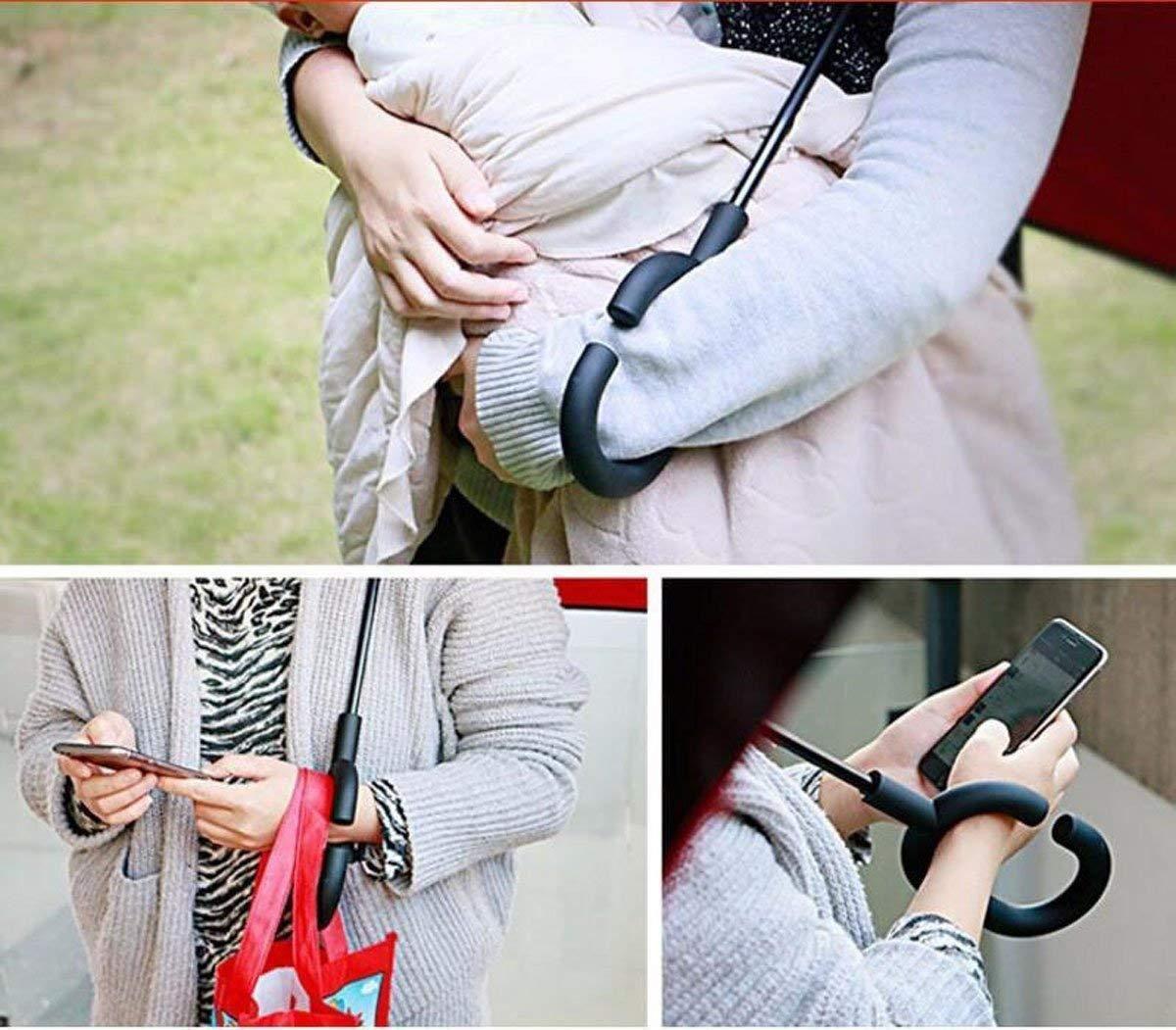 Reversible C-Shape Self-Standing Umbrella