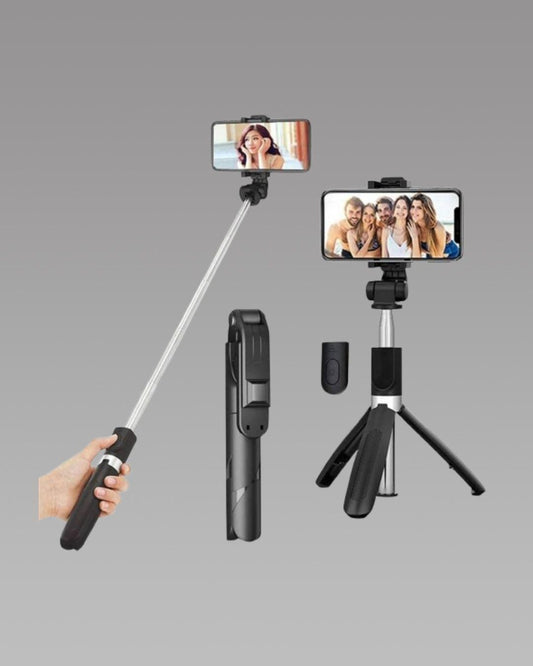 📸 3-in-1 Selfie Tripod Stick