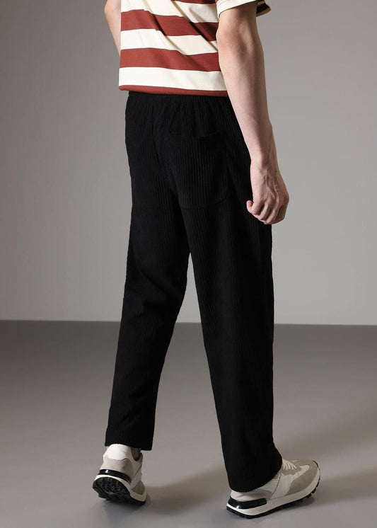 Casual Black & Green Pants Set