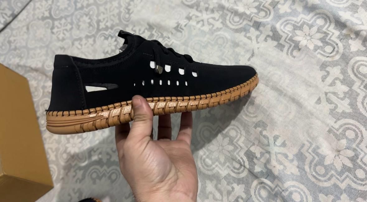 Stylish Laser Cut Tan Casual Shoes