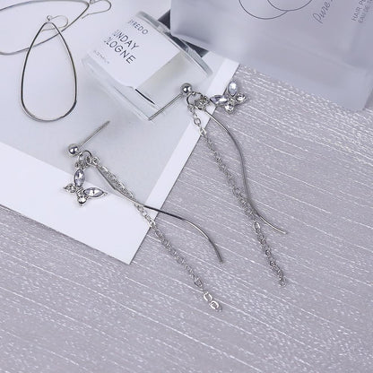 Eye Tassel Cat Style Earrings