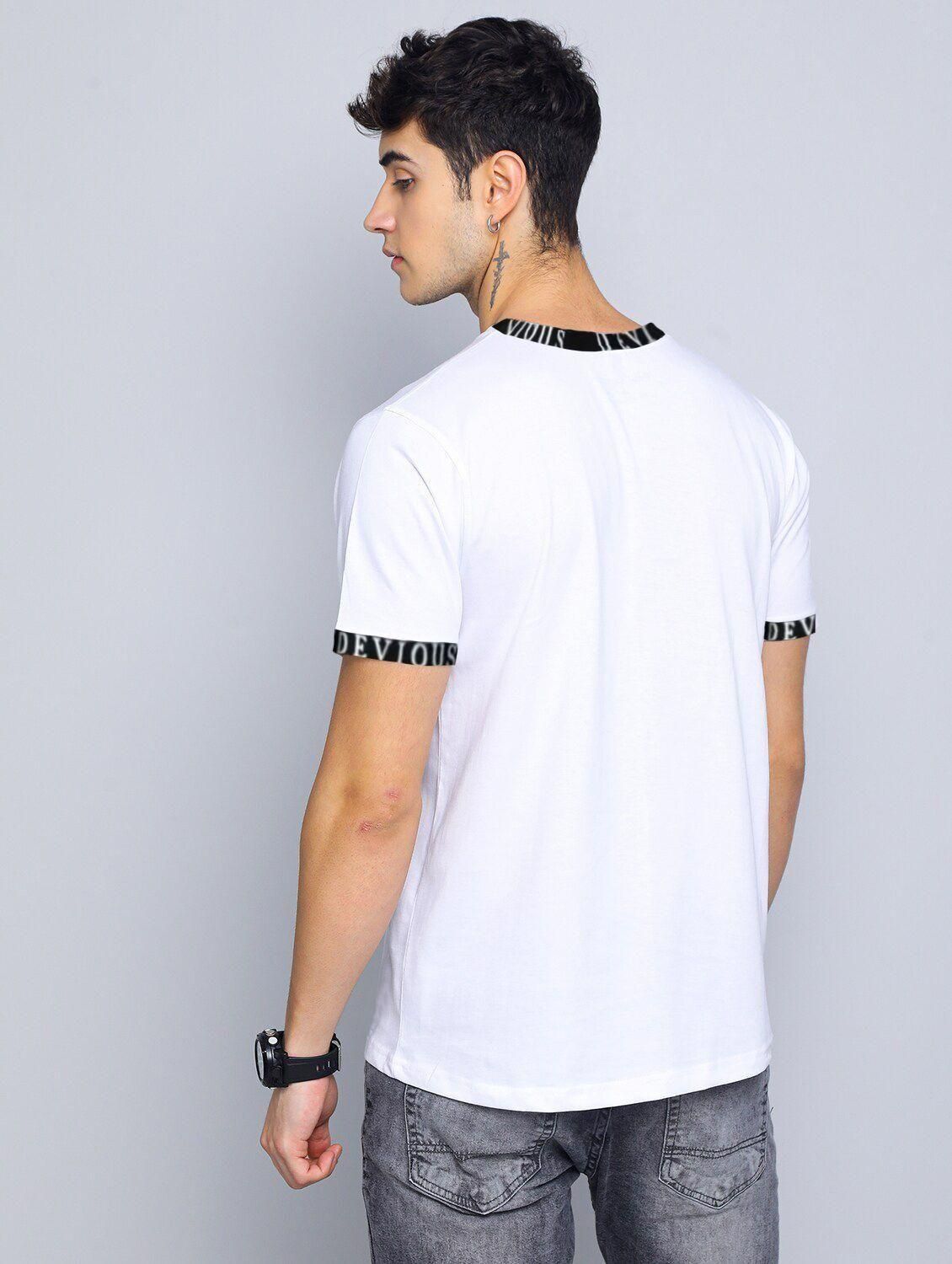 Printed Cotton Blend T-Shirt