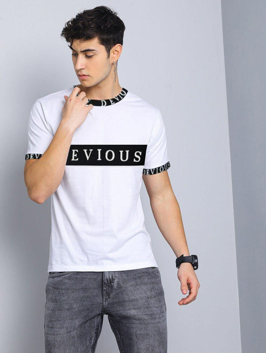 Printed Cotton Blend T-Shirt