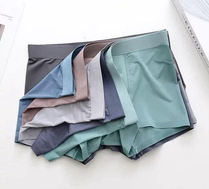 Multicolor Ice Silk Boxer Set for Men