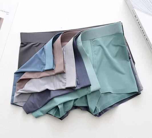 Multicolor Ice Silk Boxer Set for Men