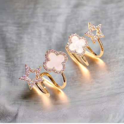 Leaf Clover Earrings