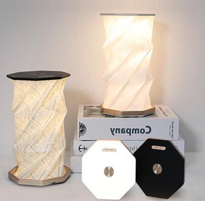 Rotating smart touch portable night light
