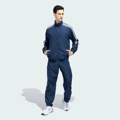 Black Side Stripe Tracksuit for Men