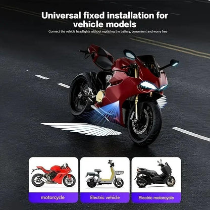 Motorcycle Projector Angel Wing Logo
