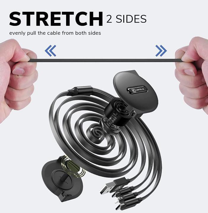 3-in-1 Retractable Fast Charger
