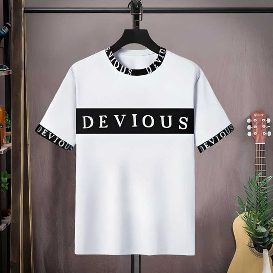 Printed Cotton Blend T-Shirt