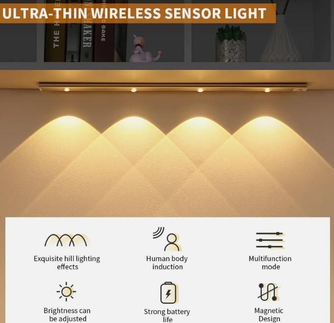 USB Rechargeable LED Cabinet Light