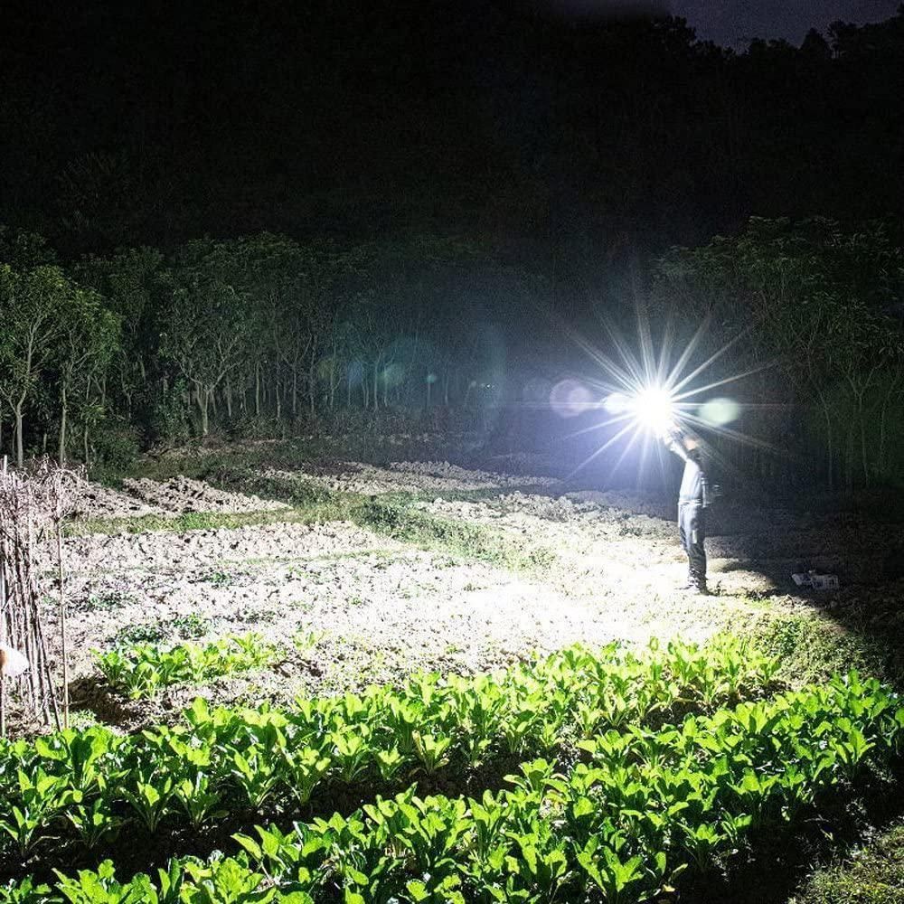 Portable LED Rechargeable Torch Flashlight