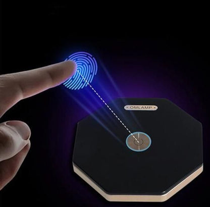 Rotating smart touch portable night light