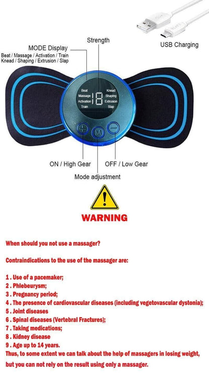 Self-Adhesive Muscle Massager Pad